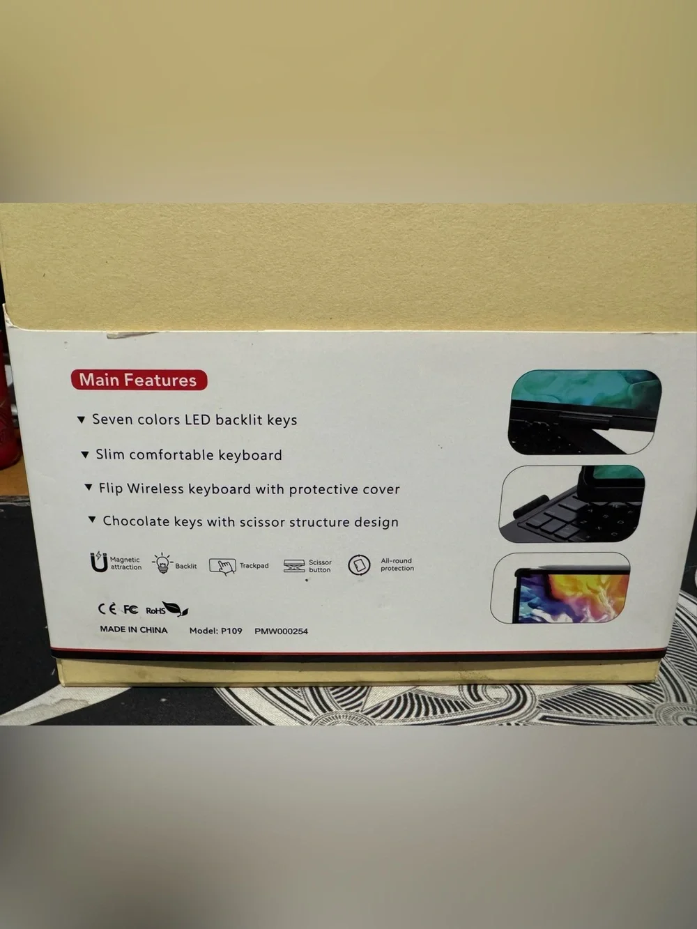 Wireless Keyboard Case for iPad Air 10.9